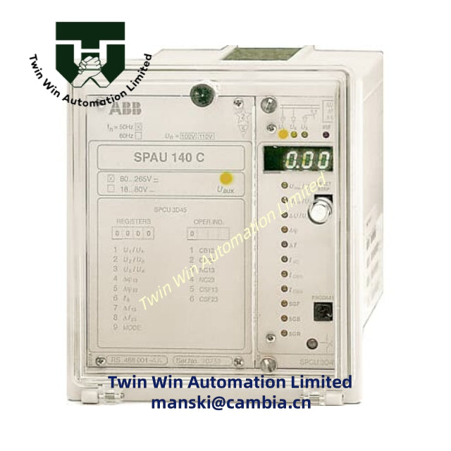 ABB SPAU140C Synchro-Check Relay In Stock 100% Brand with Factory Sealed